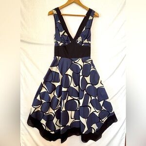 OC BY OC Geometric Print Sleeveless Dress Size 12